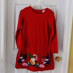 Hanna Andersson Dress with Christmas Gnomes